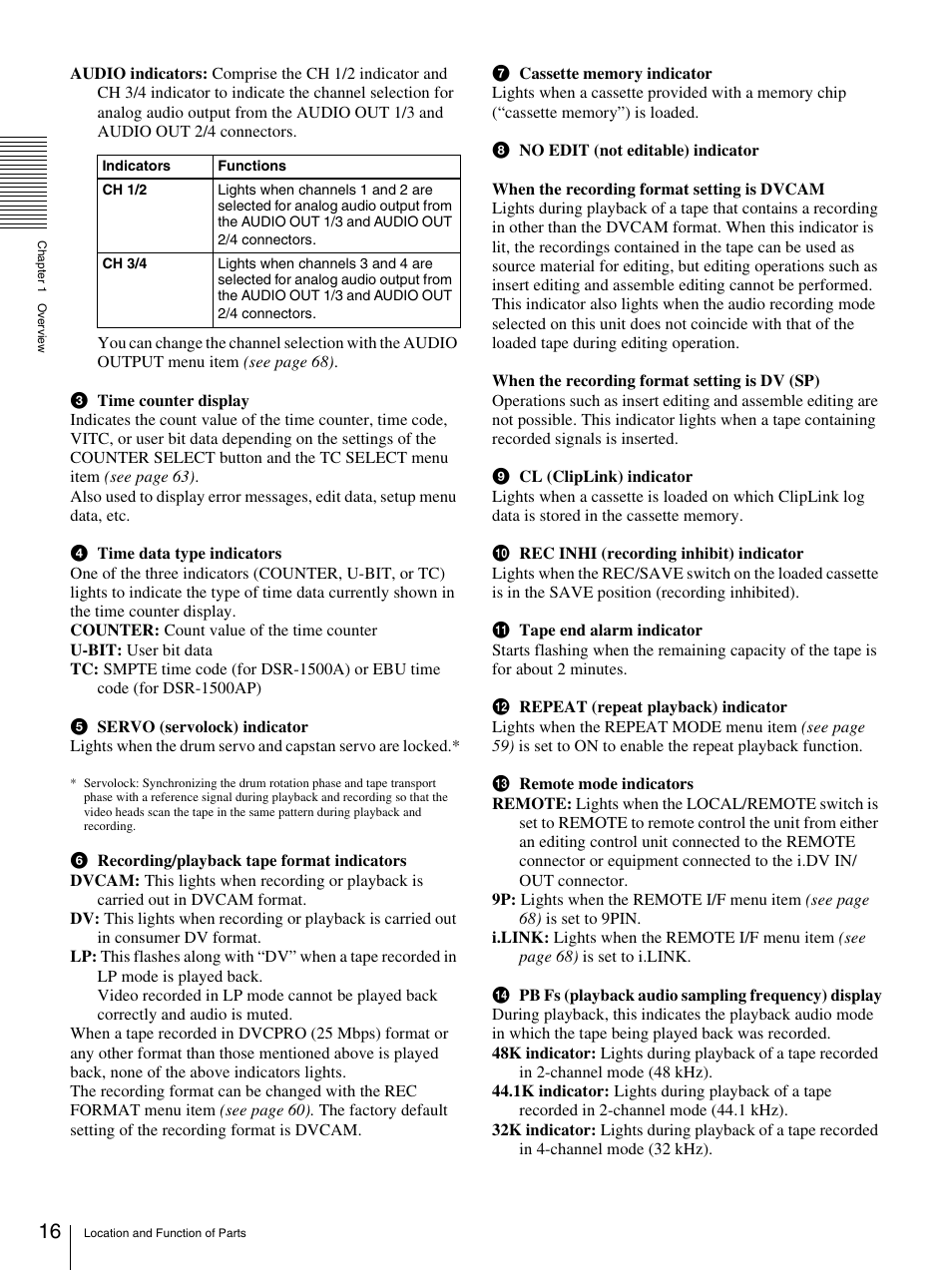 Nikon DSR-1500AP User Manual | Page 16 / 112