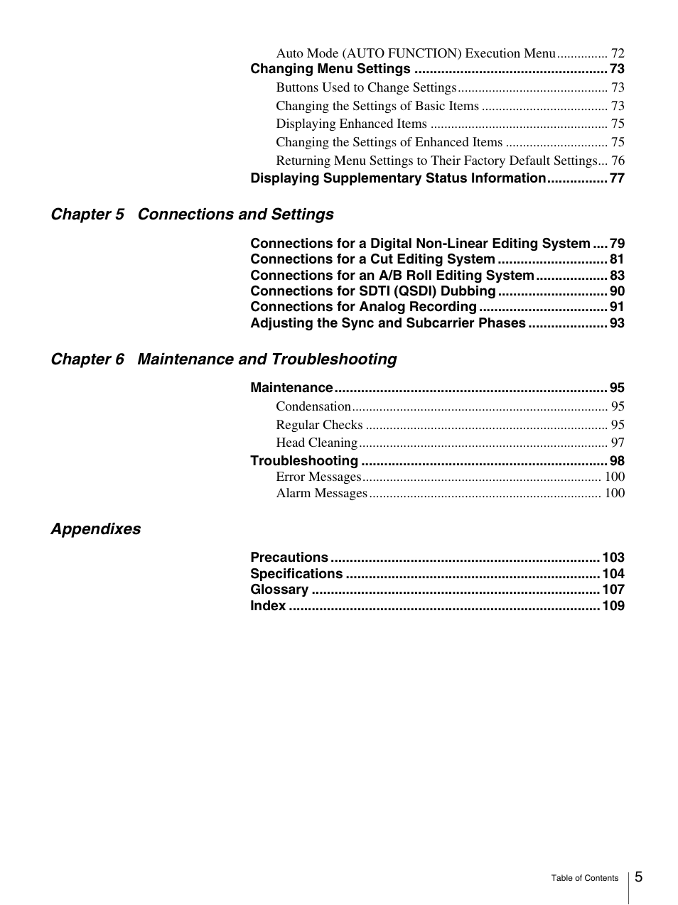 Nikon DSR-1500AP User Manual | Page 5 / 112