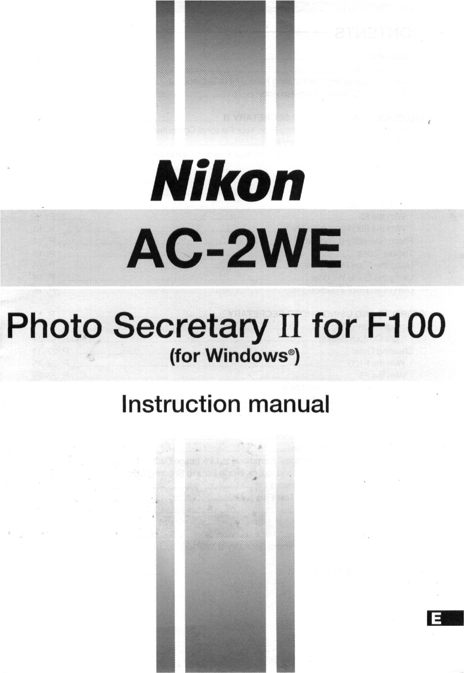 Nikon AC-2WE User Manual | 65 pages