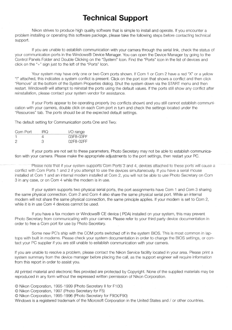 Technical support | Nikon AC-2WE User Manual | Page 5 / 65