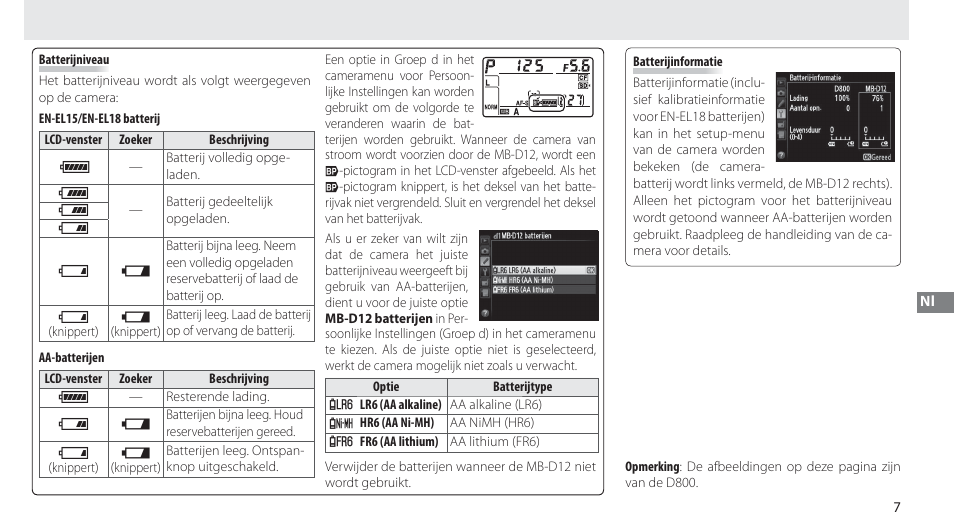 J i h d | Nikon Multi-Power Battery Pack MB-D12 User Manual | Page 101 / 244