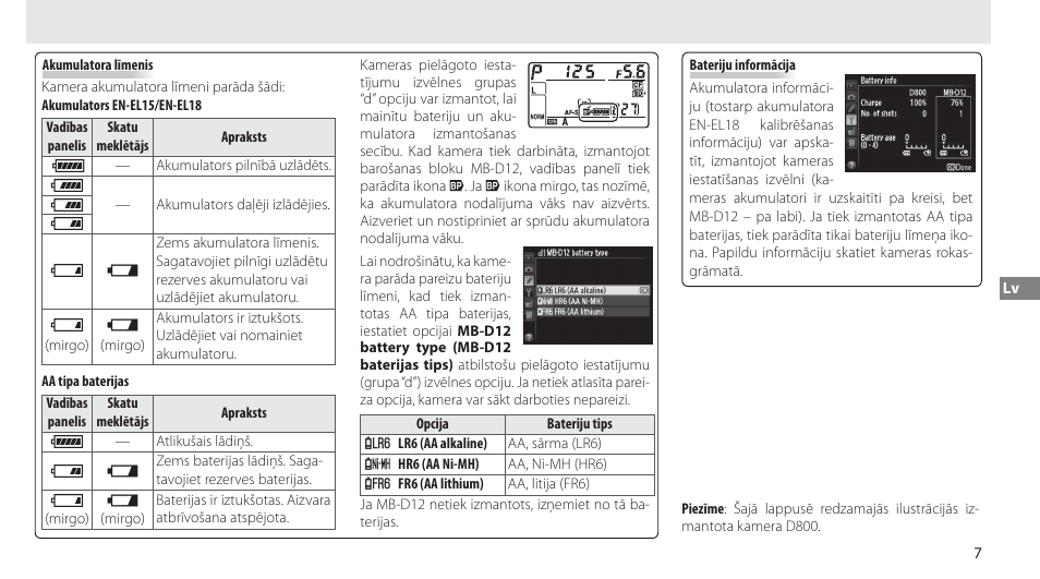 J i h d | Nikon Multi-Power Battery Pack MB-D12 User Manual | Page 201 / 244