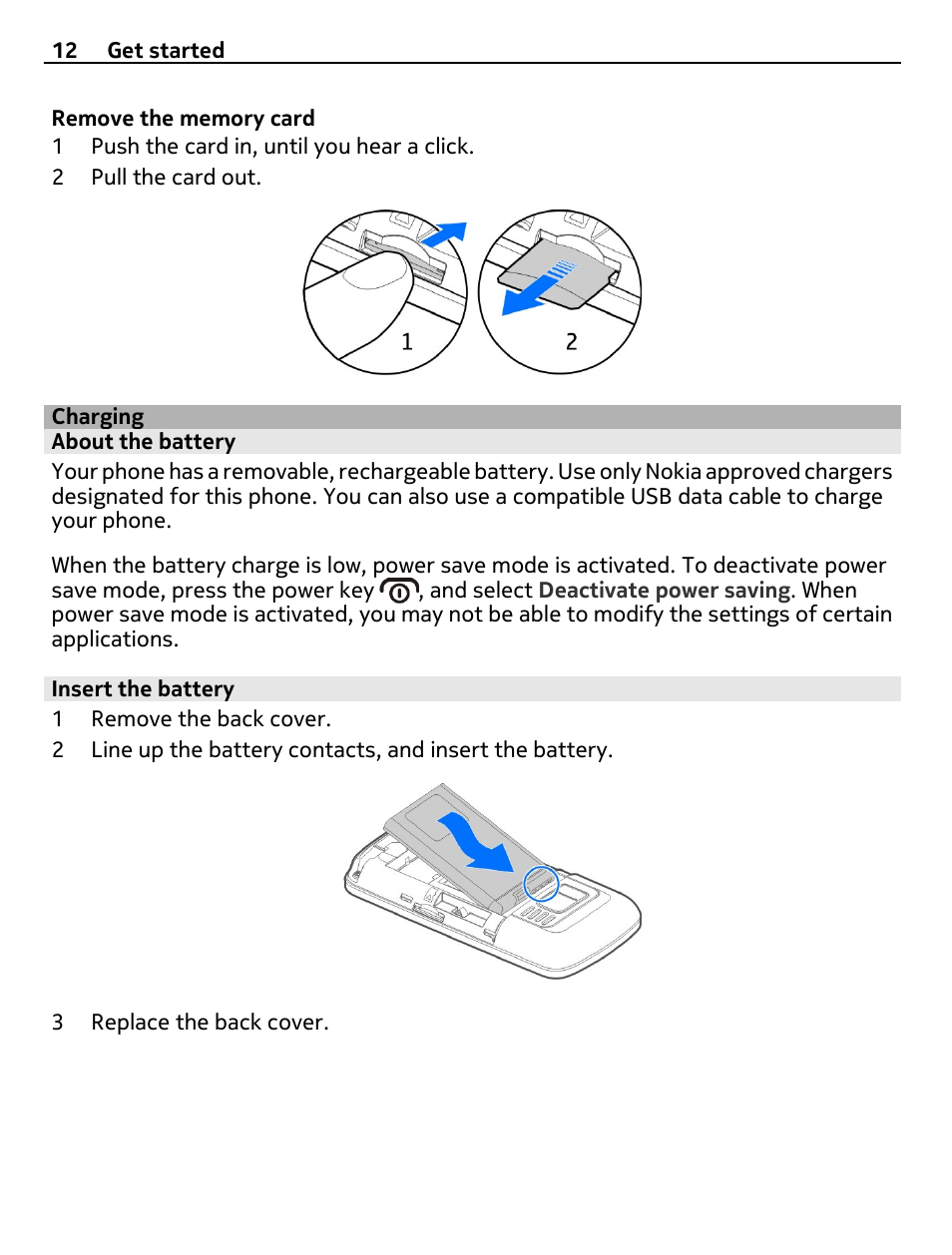 Charging, About the battery, Insert the battery | Nikon Nokia C6-01 User Manual | Page 12 / 130