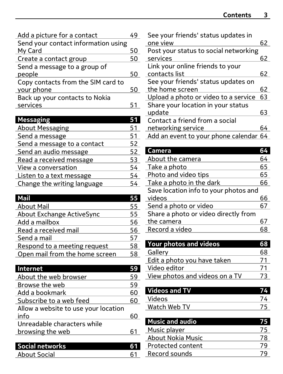 Nikon Nokia C6-01 User Manual | Page 3 / 130