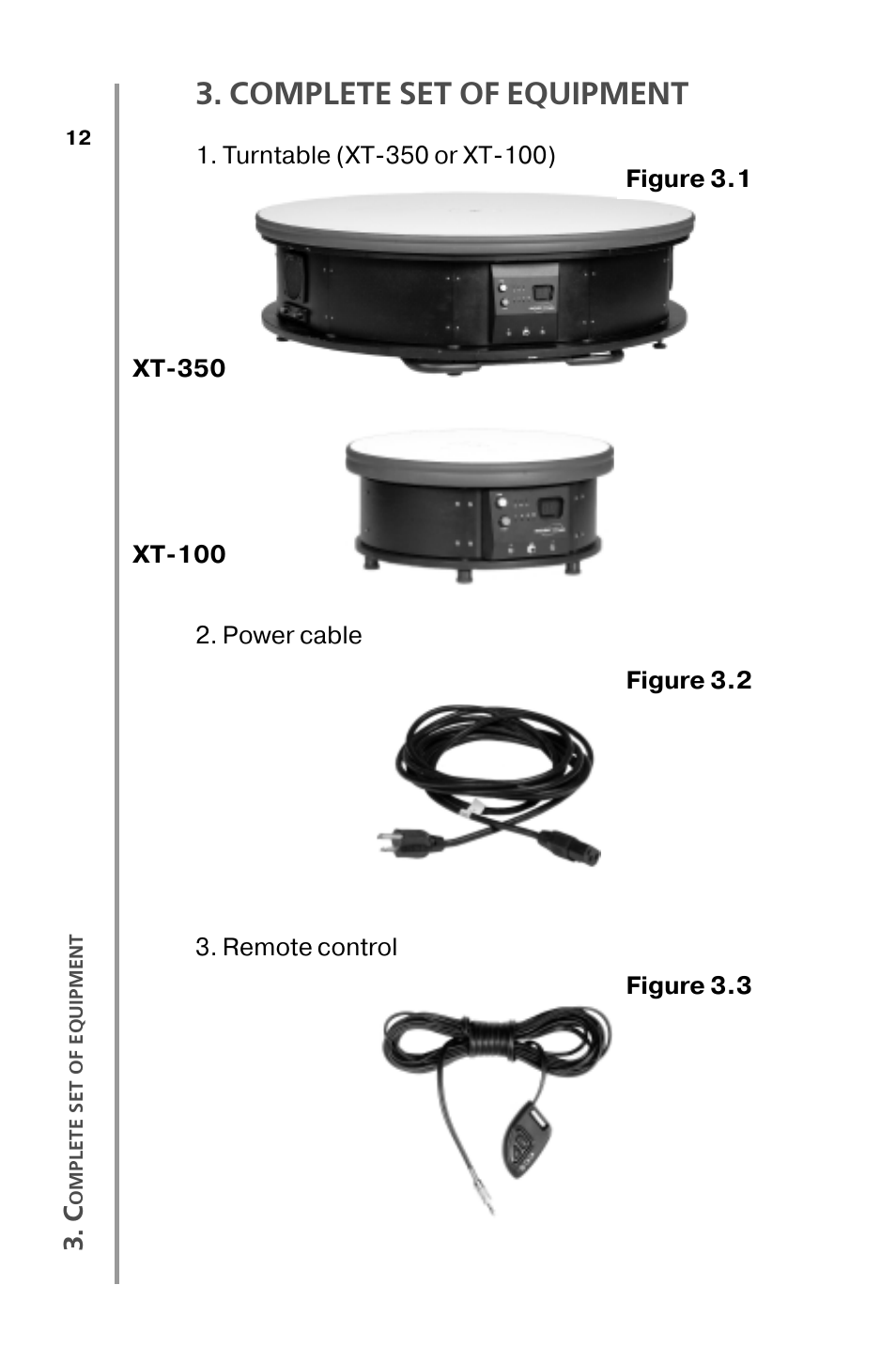 Complete set of equipment | Nikon XT100 User Manual | Page 12 / 64