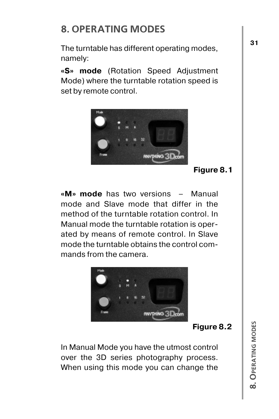 Operating modes | Nikon XT100 User Manual | Page 31 / 64