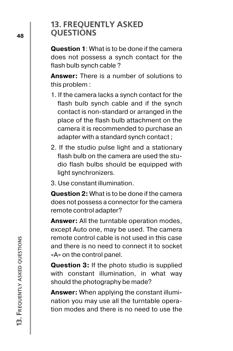 Frequently asked questions | Nikon XT100 User Manual | Page 48 / 64