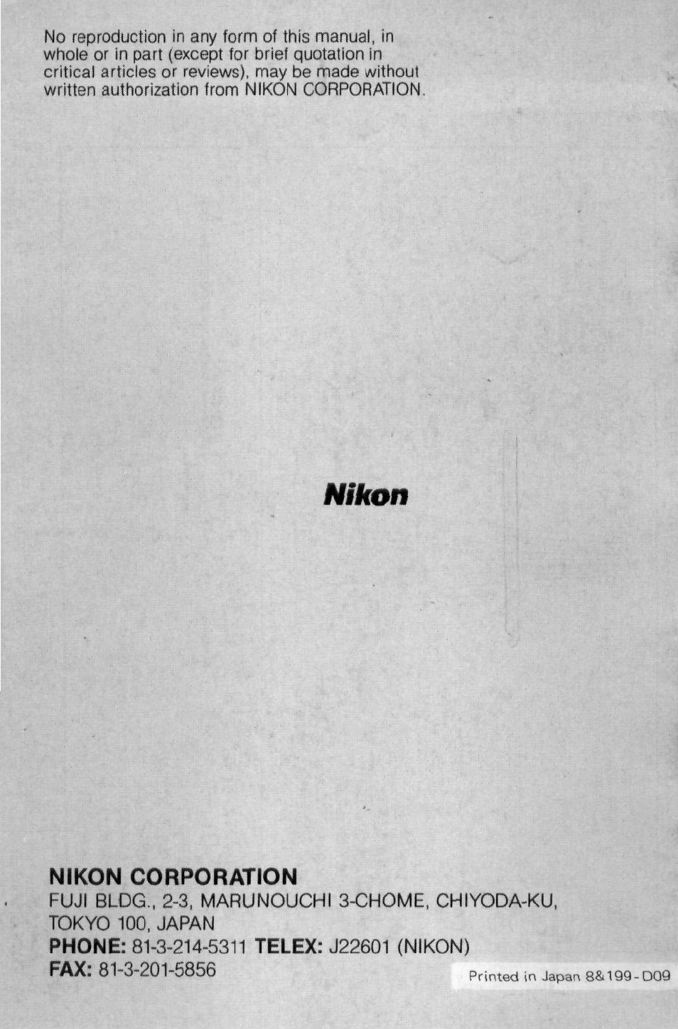 Nikon Zoom-Nikkor 35-70mm f User Manual | Page 46 / 49