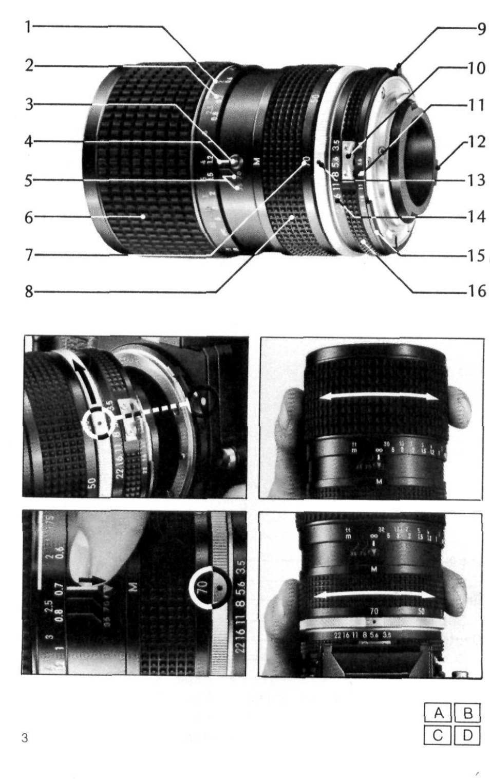 Щ][1 | Nikon Camera Lens User Manual | Page 3 / 33