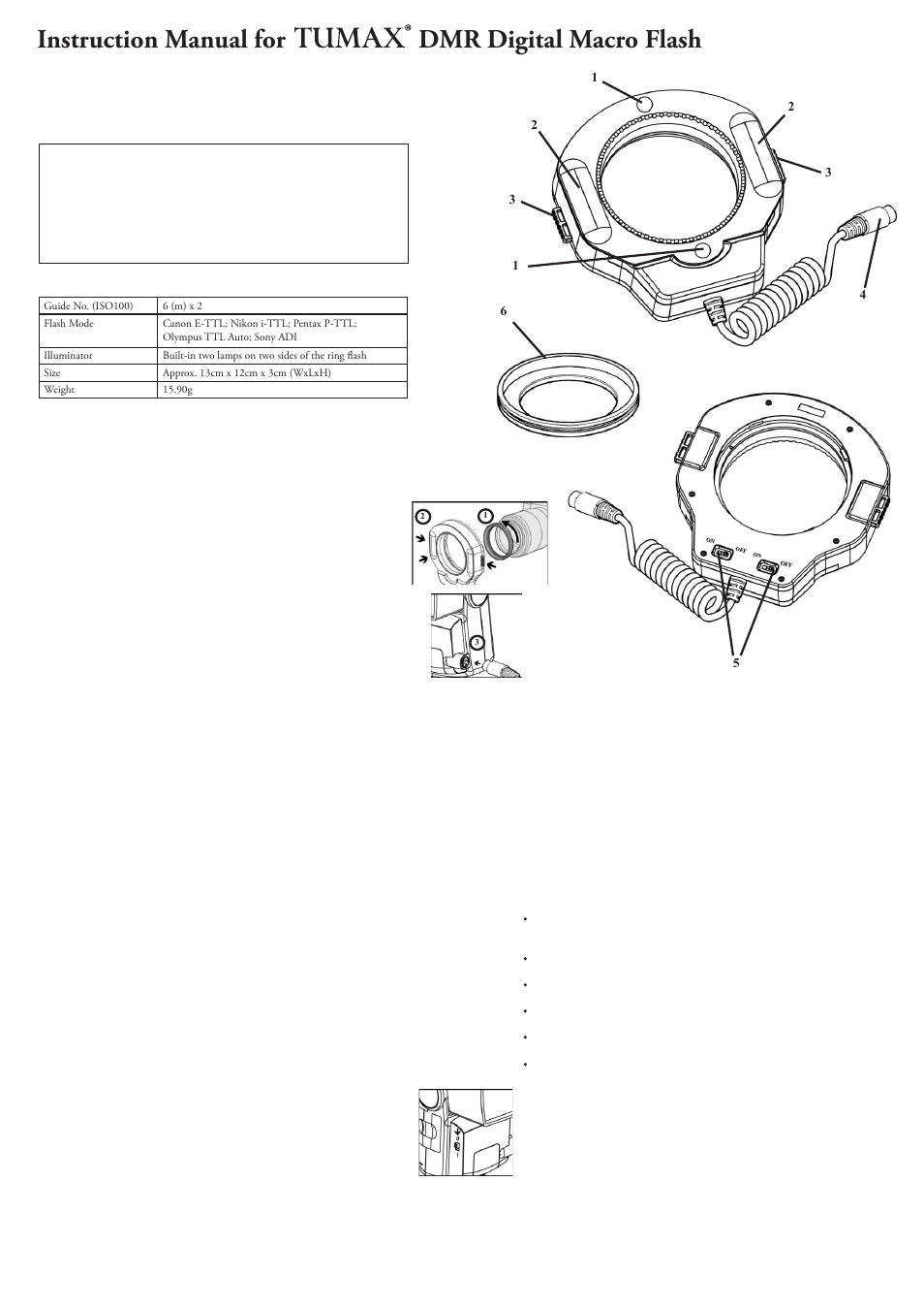 Nikon TUMAX DMF880 User Manual | 1 page