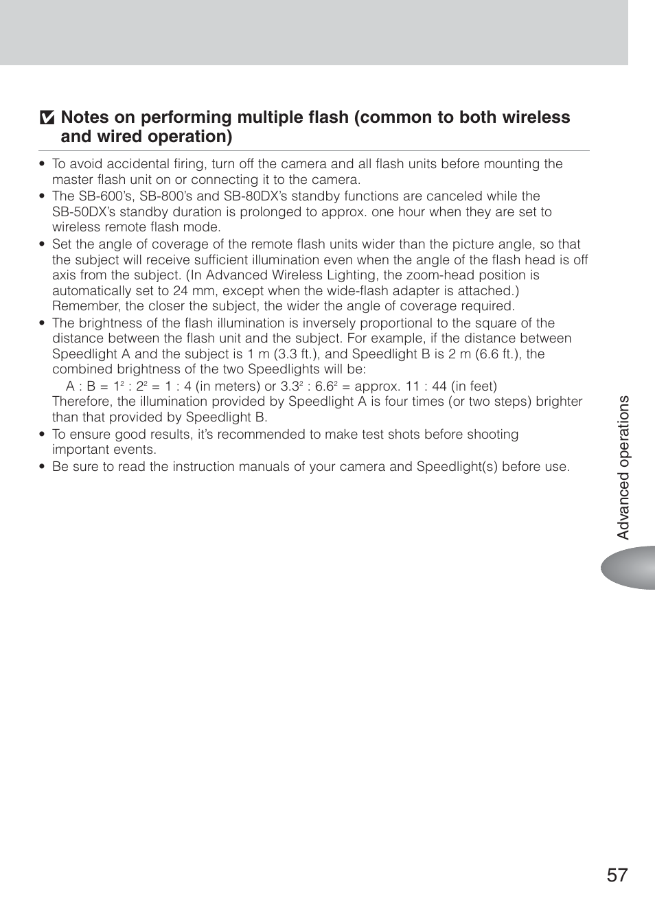 Nikon Speedlight SB-600 User Manual | Page 57 / 92