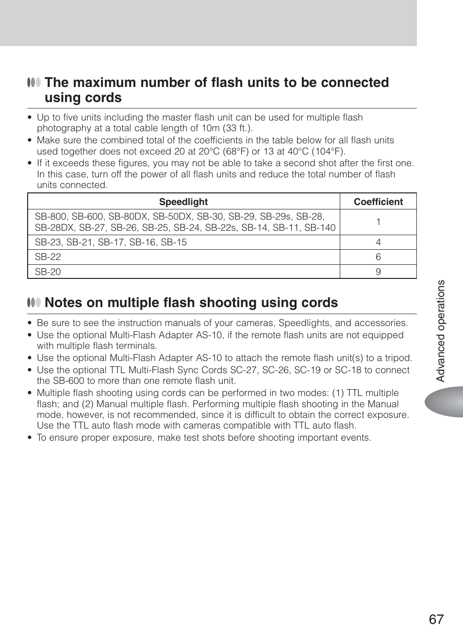 Nikon Speedlight SB-600 User Manual | Page 67 / 92