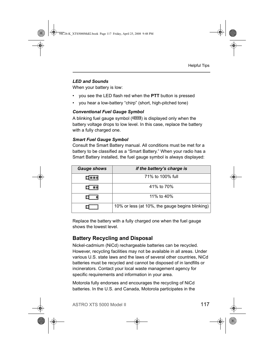 Battery recycling and disposal | Nikon ASTRO XTS-5000 User Manual | Page 130 / 163