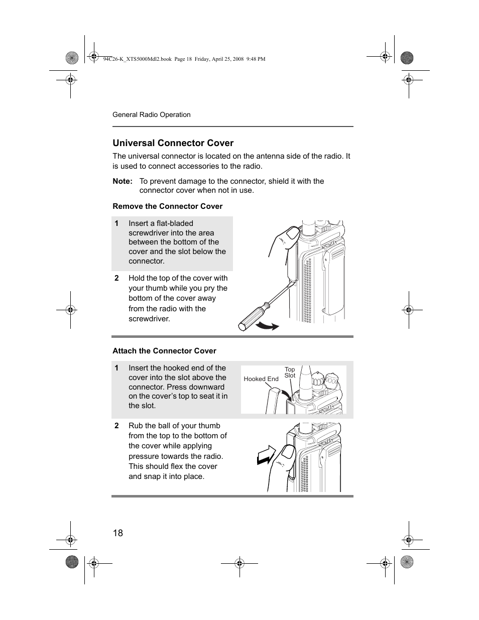 Universal connector cover | Nikon ASTRO XTS-5000 User Manual | Page 31 / 163