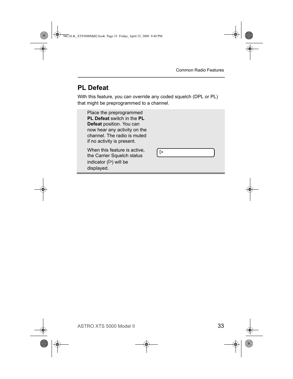 Pl defeat | Nikon ASTRO XTS-5000 User Manual | Page 46 / 163