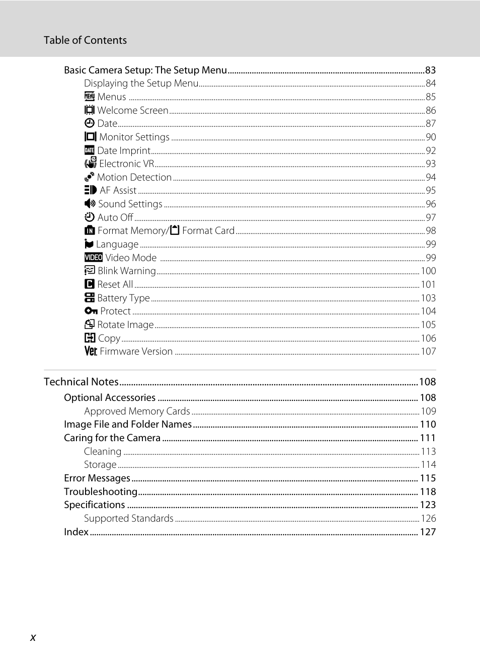 Nikon Coolpix L24 User Manual | Page 12 / 144