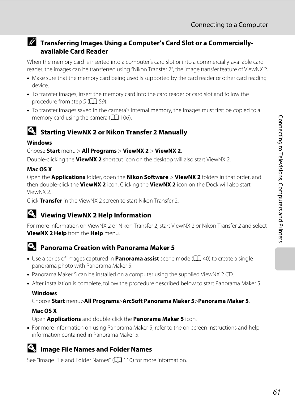 A 61) | Nikon Coolpix L24 User Manual | Page 73 / 144