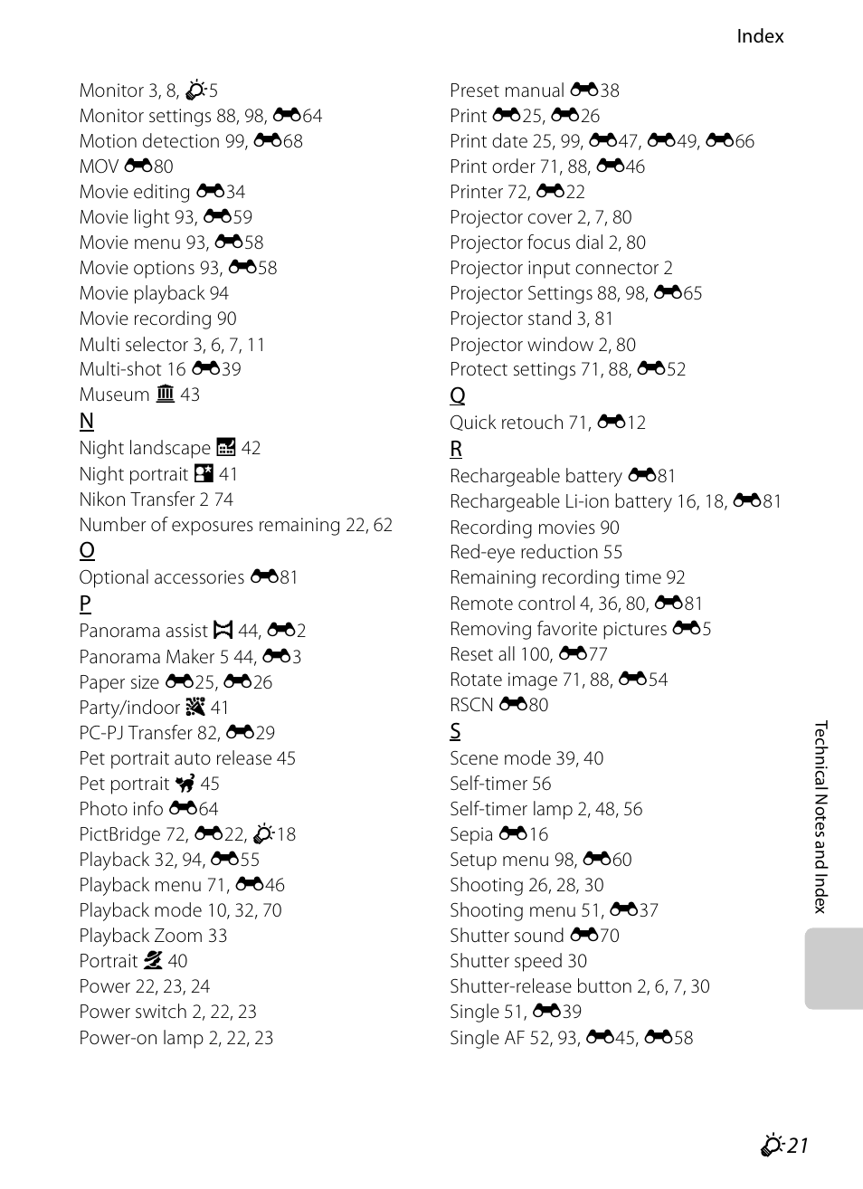 Nikon S1200PJ User Manual | Page 225 / 228