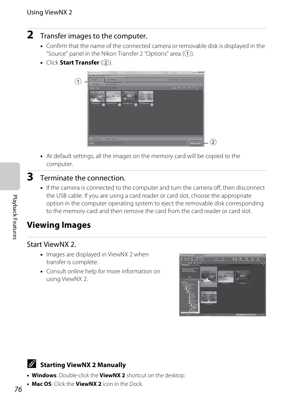 Viewing images | Nikon S1200PJ User Manual | Page 94 / 228