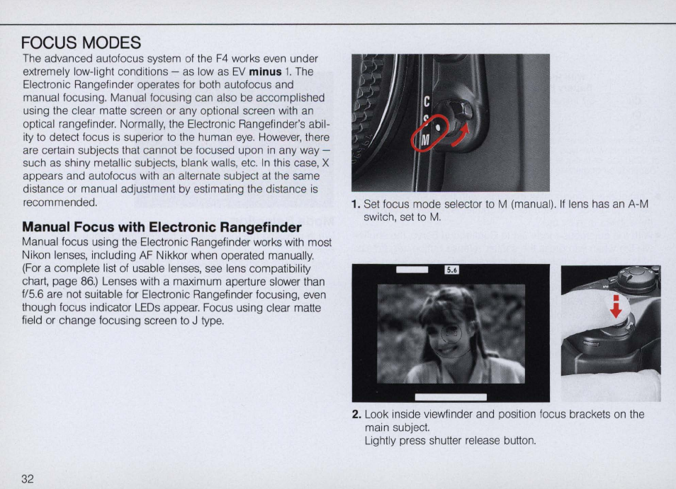 Shooting, Shooting -25 | Nikon F4 User Manual | Page 32 / 181