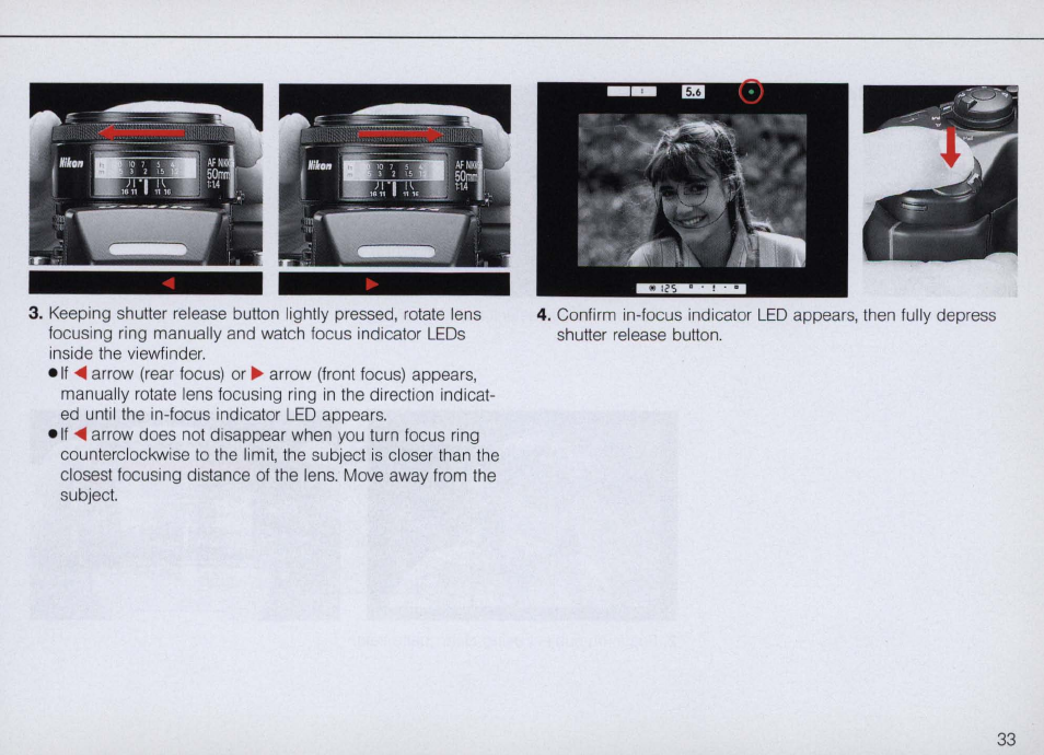 Nikon F4 User Manual | Page 33 / 181