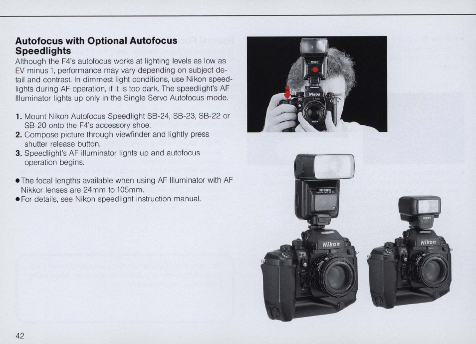 Nikon F4 User Manual | Page 42 / 181