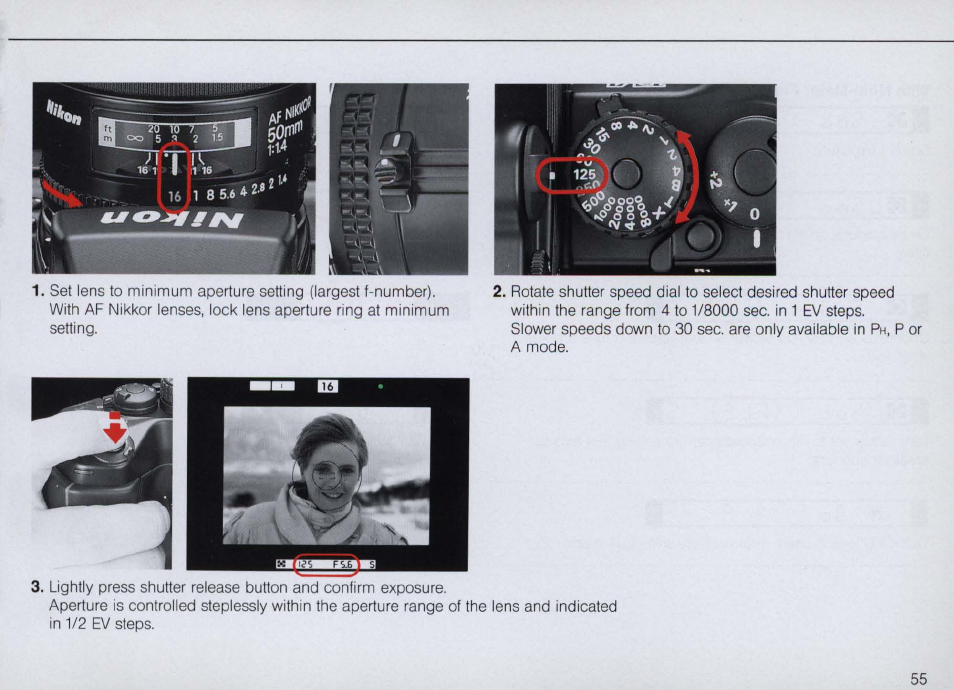 Nikon F4 User Manual | Page 55 / 181