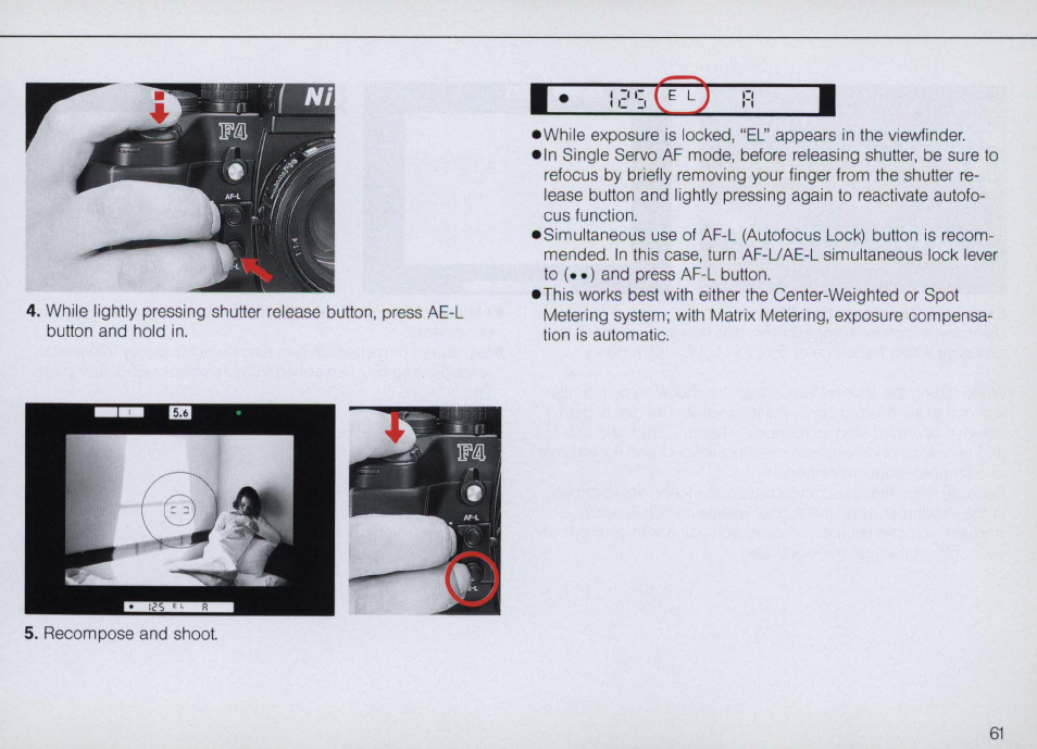 Nikon F4 User Manual | Page 61 / 181