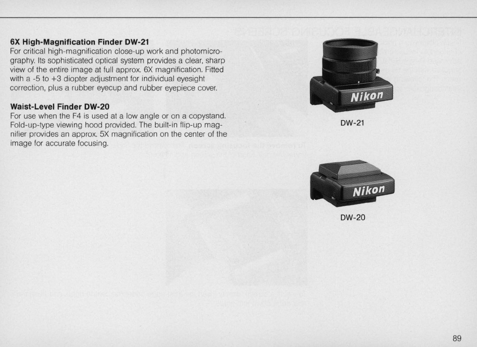 Nikon F4 User Manual | Page 89 / 181