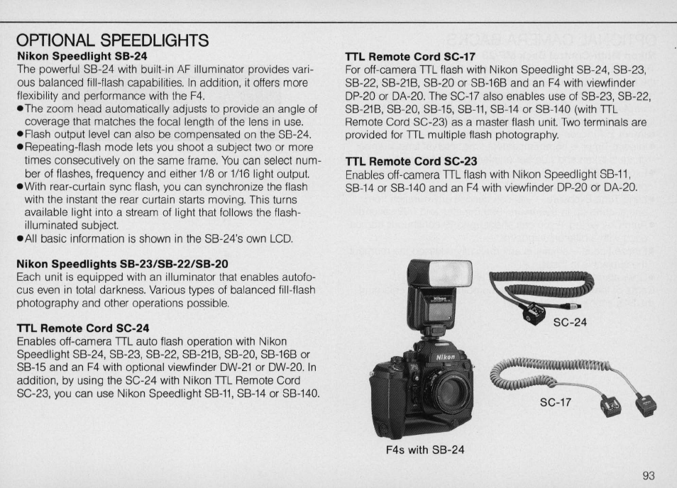 Nikon F4 User Manual | Page 93 / 181