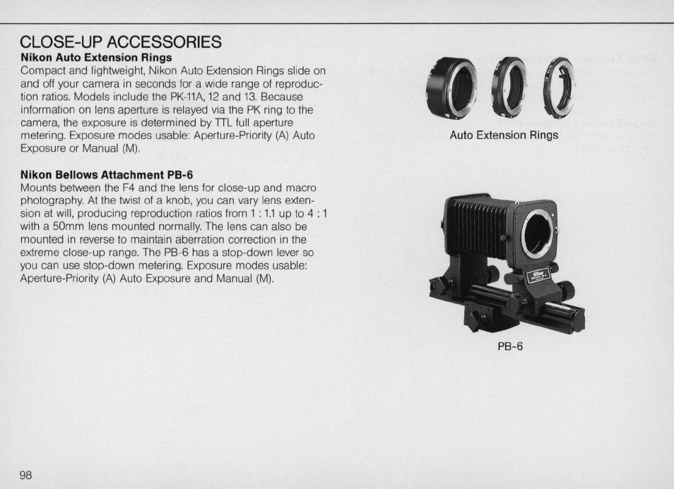 Nikon F4 User Manual | Page 98 / 181