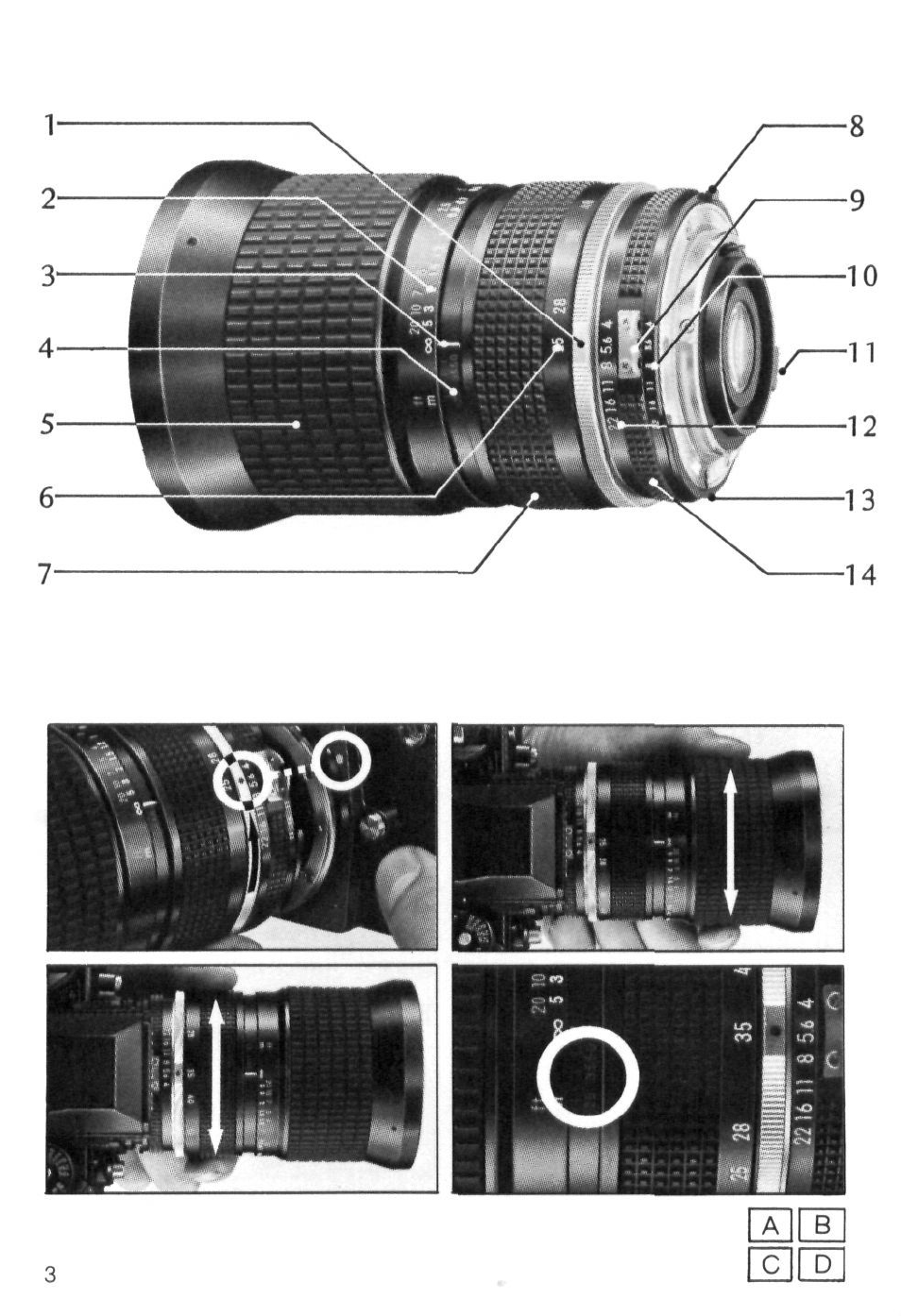 Nikon Zoom-Nikkor 25-50mm f/4 User Manual | Page 3 / 26