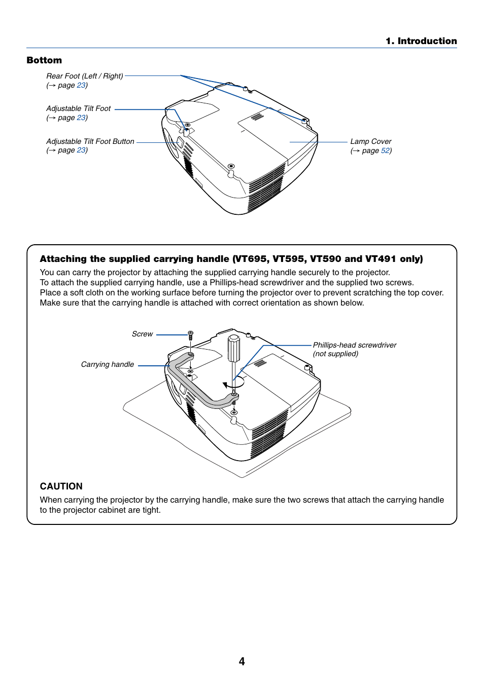 Bottom | Nikon VT695 User Manual | Page 12 / 79