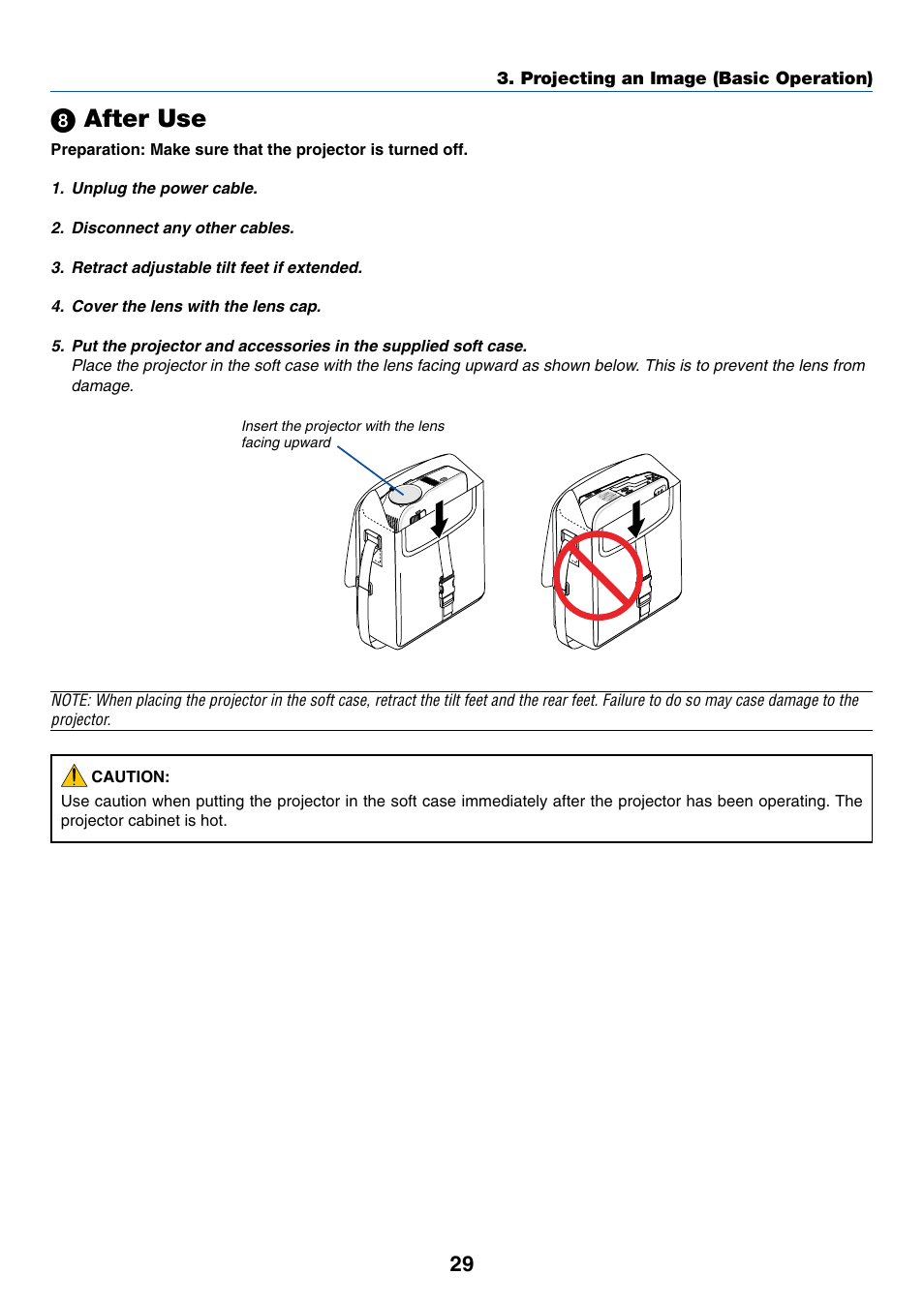 8) after use, ᕨ after use | Nikon VT695 User Manual | Page 37 / 79