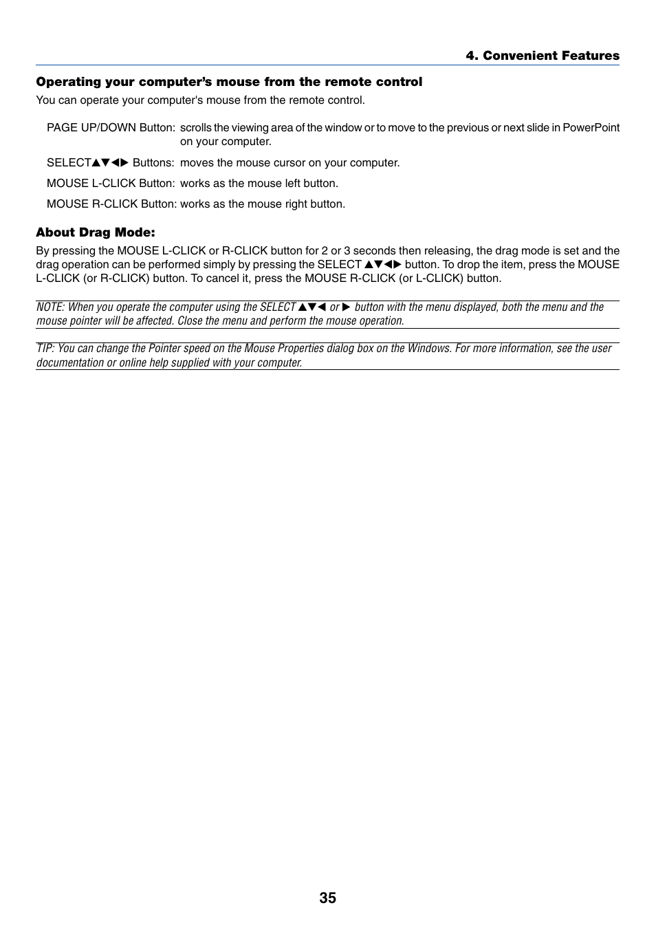 About drag mode | Nikon VT695 User Manual | Page 43 / 79