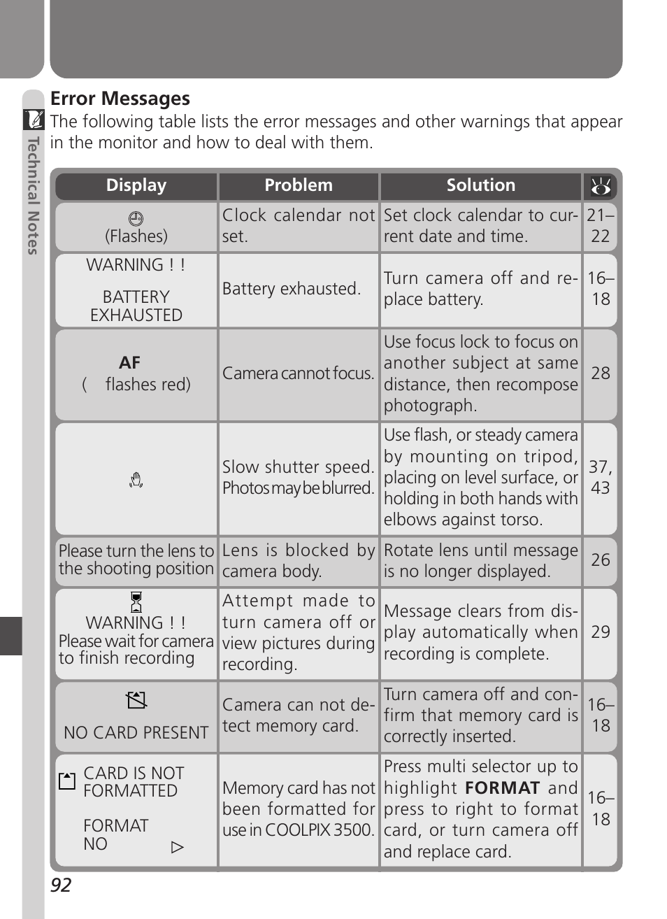 Nikon Coolpix 3500 User Manual | Page 102 / 111