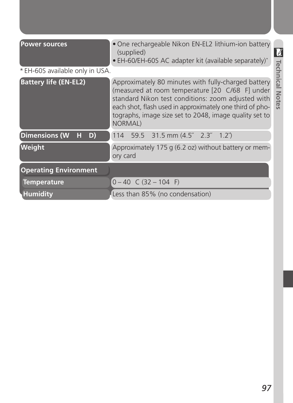 Nikon Coolpix 3500 User Manual | Page 107 / 111