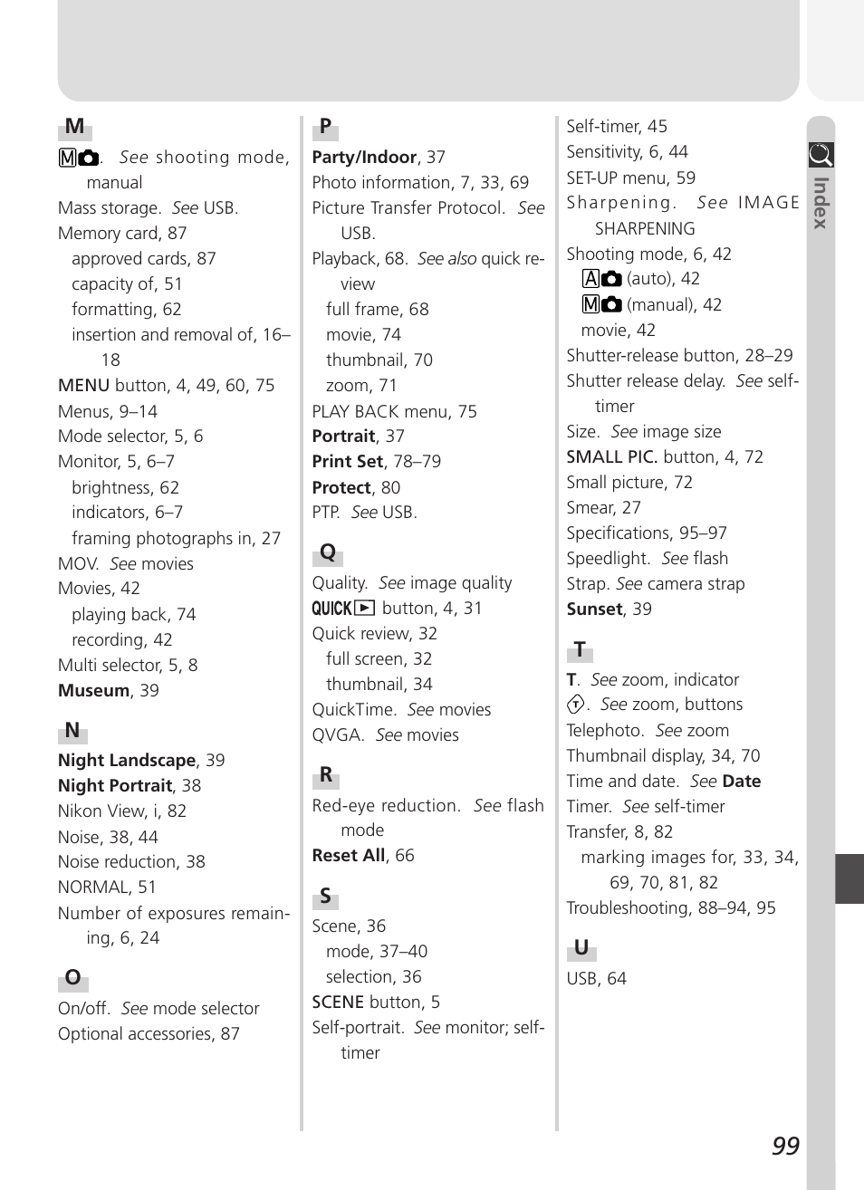 Nikon Coolpix 3500 User Manual | Page 109 / 111