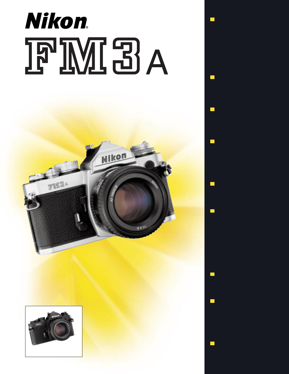 Nikon 35mm SLR User Manual | 2 pages