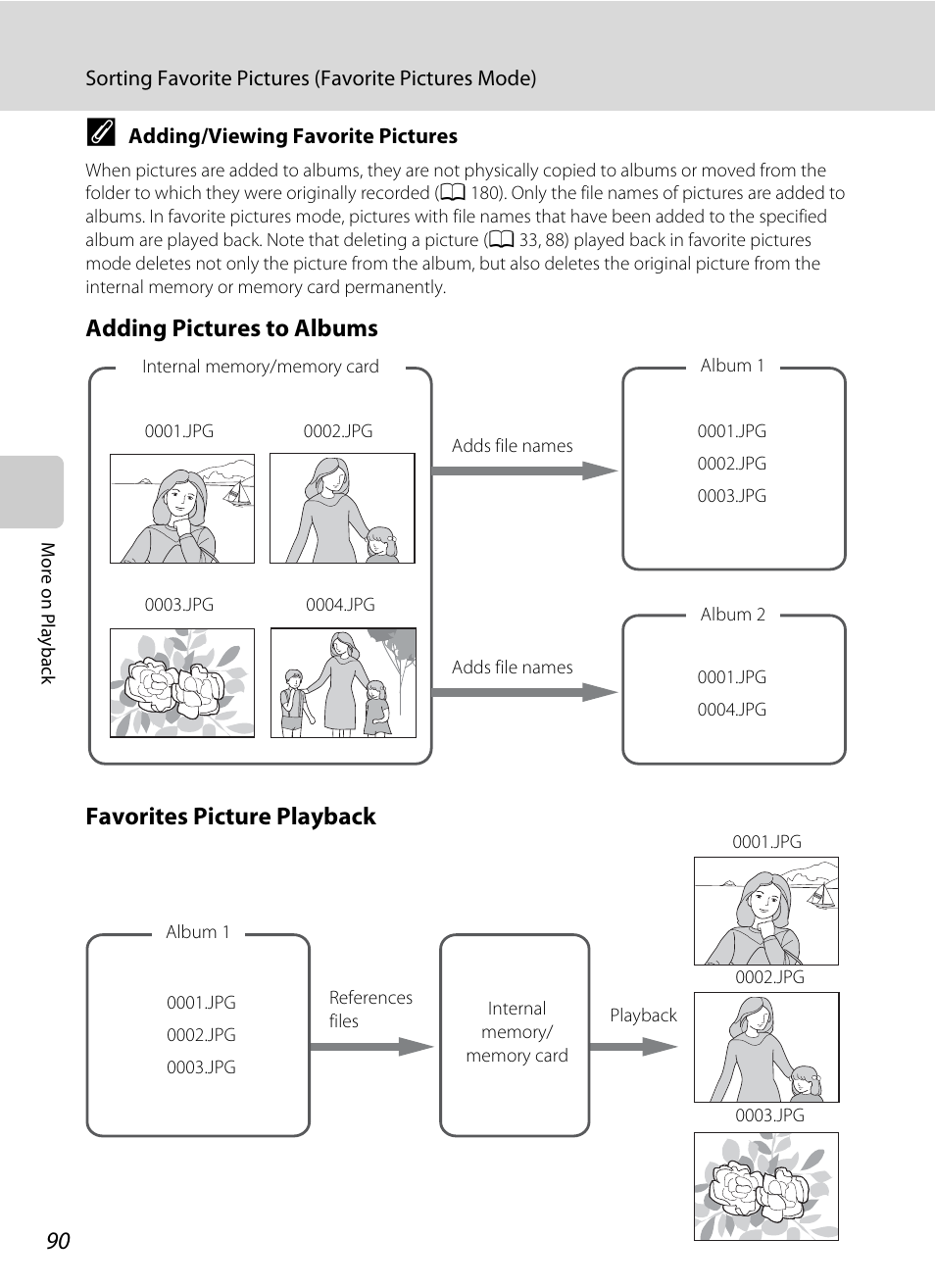 A 90) | Nikon Coolpix S1100pj User Manual | Page 104 / 216