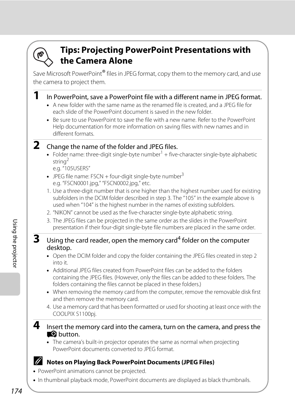 Nikon Coolpix S1100pj User Manual | Page 188 / 216