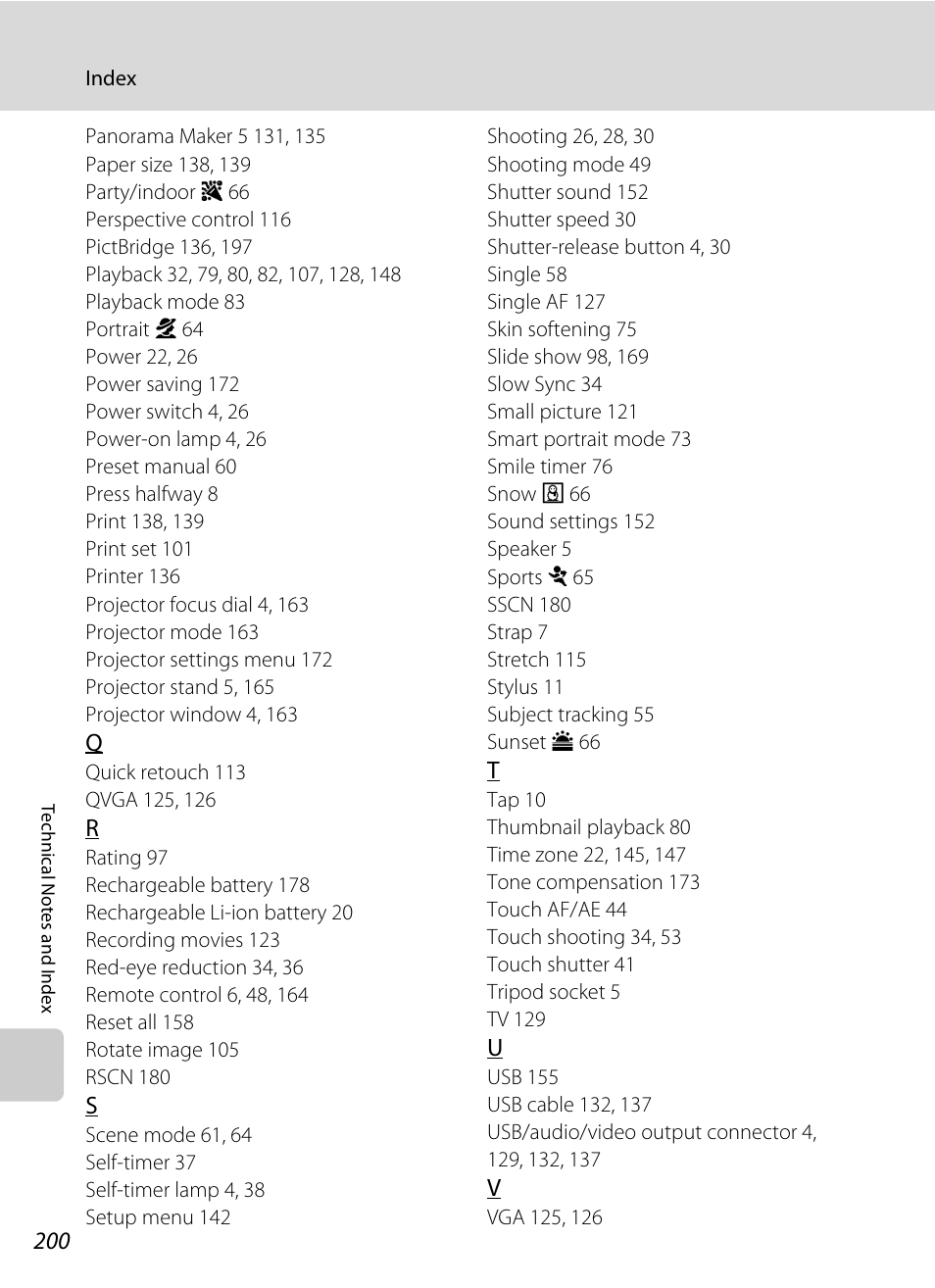 Nikon Coolpix S1100pj User Manual | Page 214 / 216