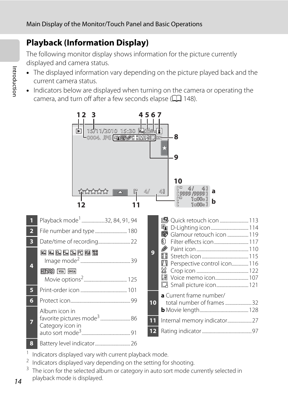 Playback (information display) | Nikon Coolpix S1100pj User Manual | Page 28 / 216