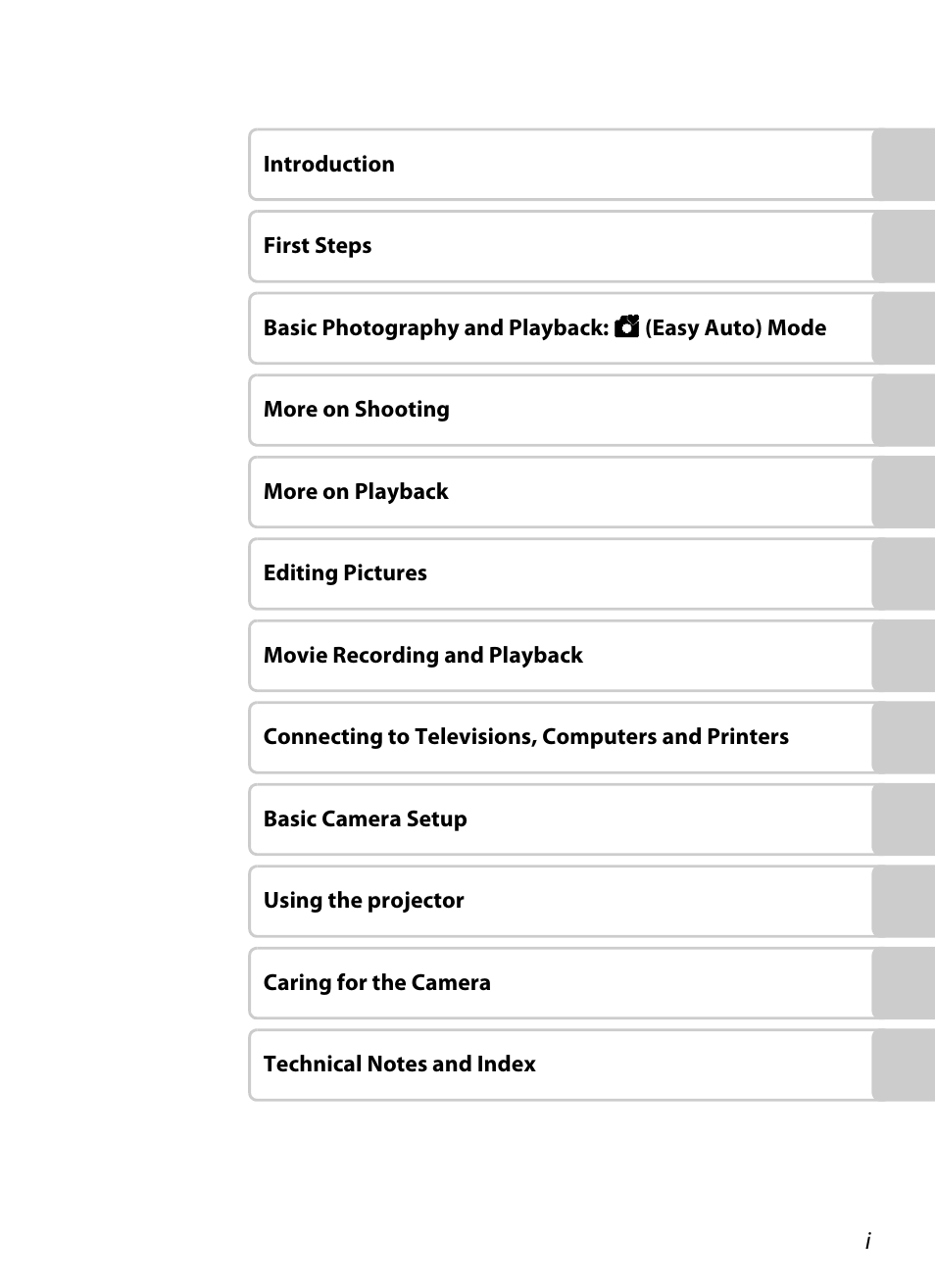 Nikon Coolpix S1100pj User Manual | Page 3 / 216