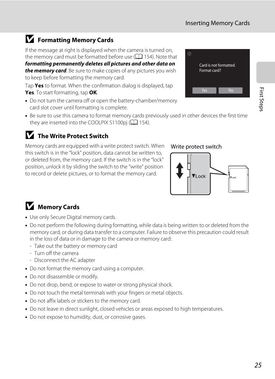 Nikon Coolpix S1100pj User Manual | Page 39 / 216