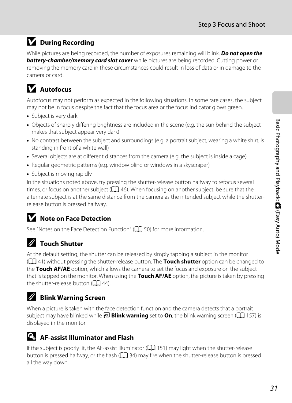 Nikon Coolpix S1100pj User Manual | Page 45 / 216