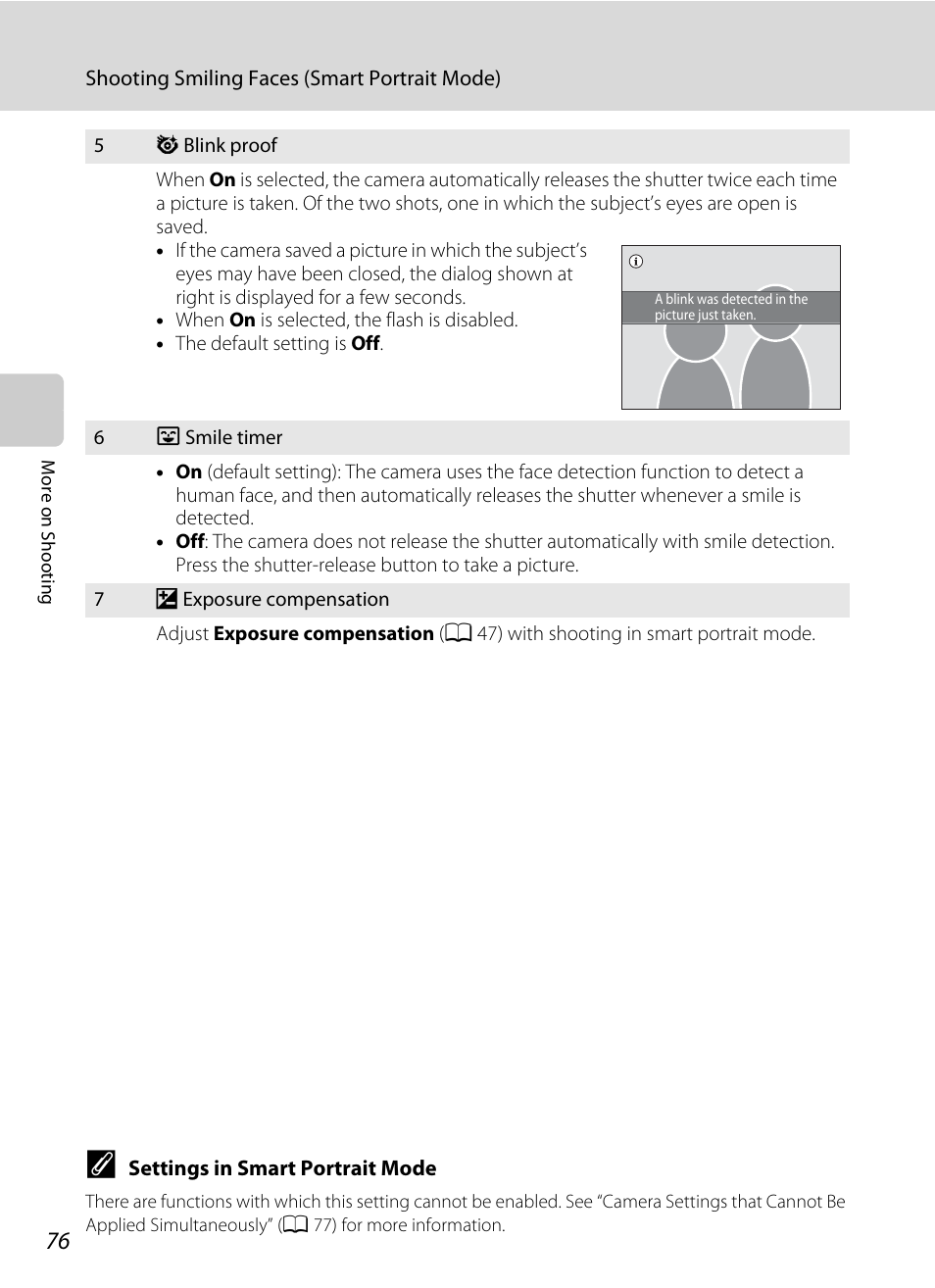 A 76) | Nikon Coolpix S1100pj User Manual | Page 90 / 216