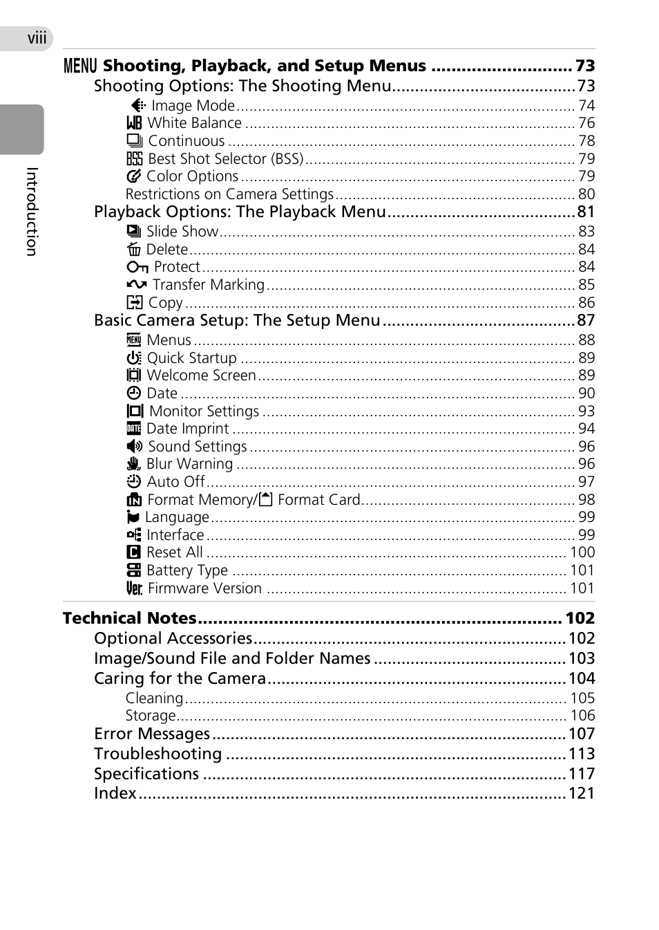 Nikon Coolpix L10 User Manual | Page 10 / 135