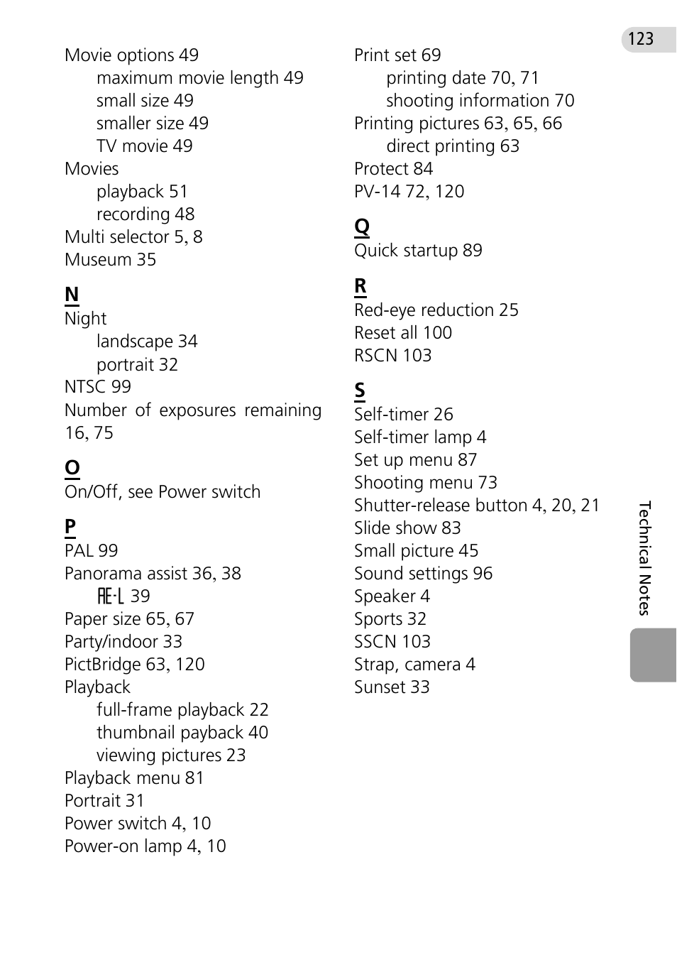 Nikon Coolpix L10 User Manual | Page 133 / 135