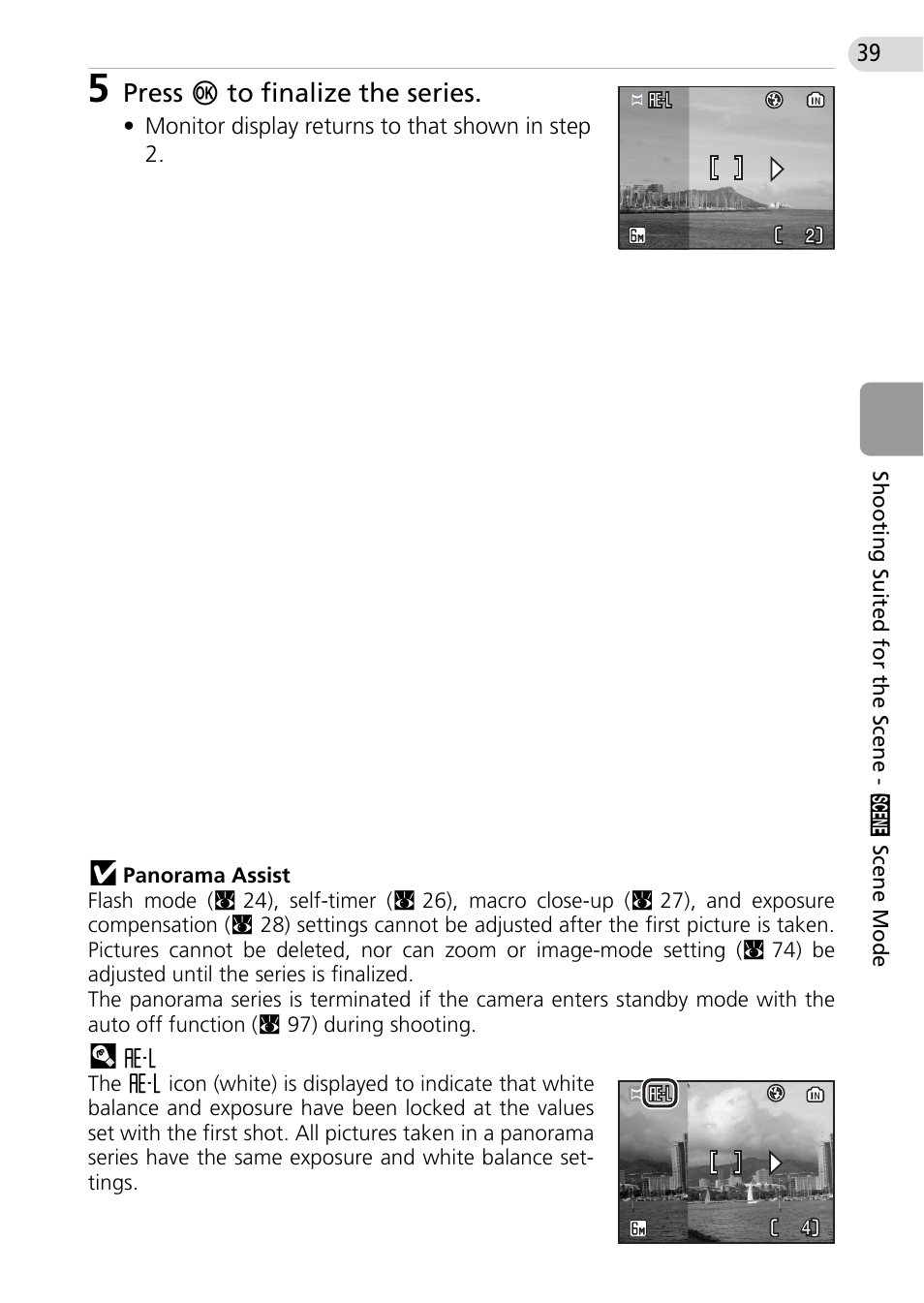 Press d to finalize the series | Nikon Coolpix L10 User Manual | Page 49 / 135